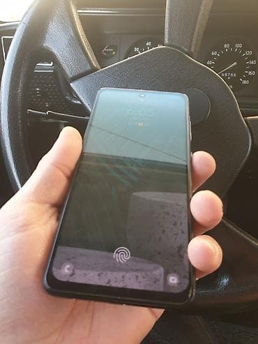 mikrafon şur: Samsung Galaxy A32, 128 GB, rəng - Qara, Barmaq izi — 6