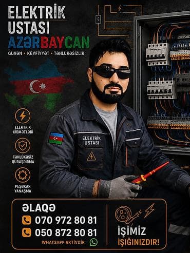 elekt: Elektrik ustası xidmətləri – Azərbaycan - Geniş spektrli elektrik — 1