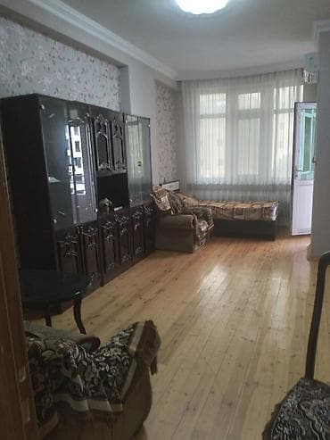 ev ucuz: 2 otaqlı mənzil – geniş və işıqlı zal, iri pəncərələr və balkon 2 — 3