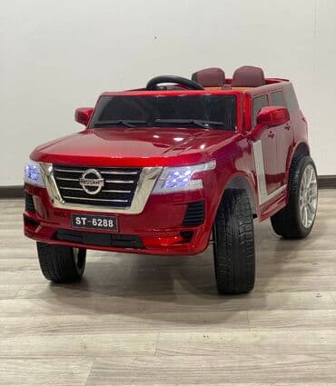 7 yaş: Uşaq elektrik cipi "Nissan" M 4837EBLR (4WD tam ötürücülü). İki — 9
