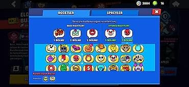 gen: Brawl Stars hesabı – Rozet və Sprey kolleksiyası - Oyun daxili — 3