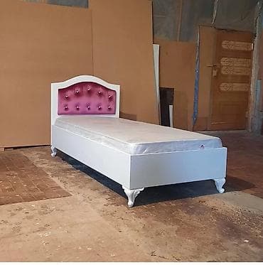 Мебель для дома: Односпальная кровать, Без матраса, Без выдвижных ящиков — 9