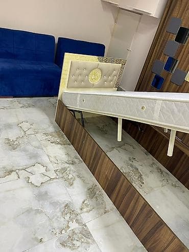 matrazlar: İşlənmiş, Təknəfərlik çarpayı, Bazalı, Matras ilə, Siyirməsiz, Azərbaycan — 3