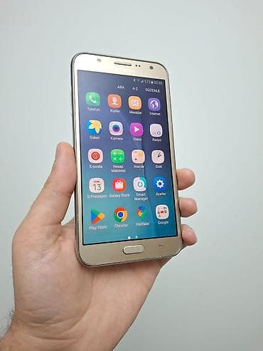 ayfon x plus: Samsung Galaxy J7, 16 GB, rəng - Qızılı, İki sim kartlı — 4
