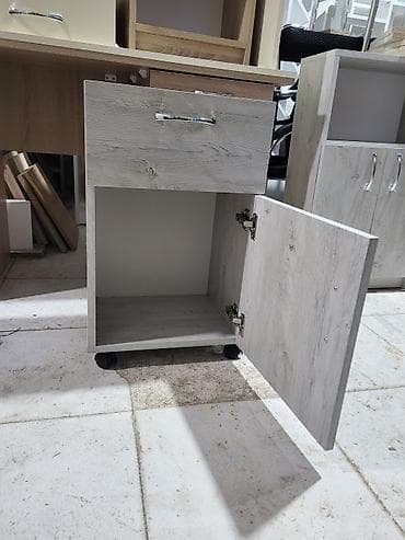 tumbuckalar: Təkərli ofis tumbası - Material: ağac teksturalı laminat/MDFlam — 3