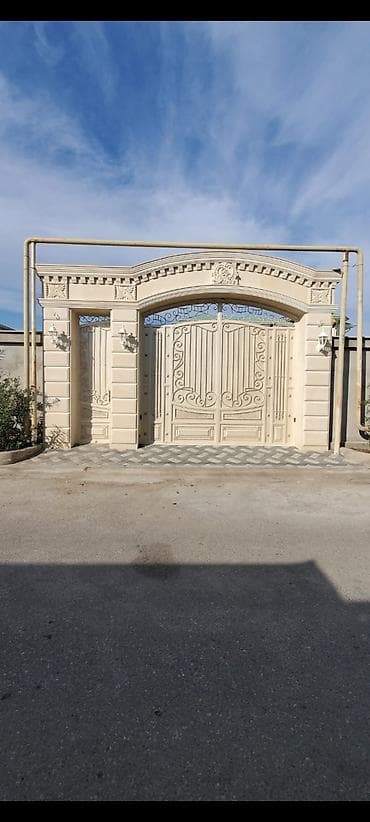 qab: Dəmir Həyət darvazası, Yana açılan, Mexaniki, Qapı ilə, Kredit yoxdur — 1