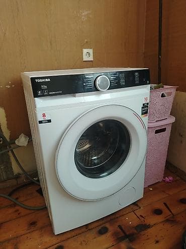 beko 80 ekran: Paltaryuyan maşın Toshiba, 8 kq, Avtomat, Qurutmasız — 2