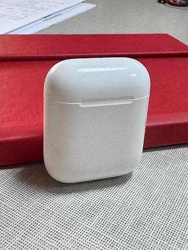 eirpods: İşlənmiş Simsiz (Bluetooth) Qulaqcıqlar, Apple, rəng - Ağ — 1