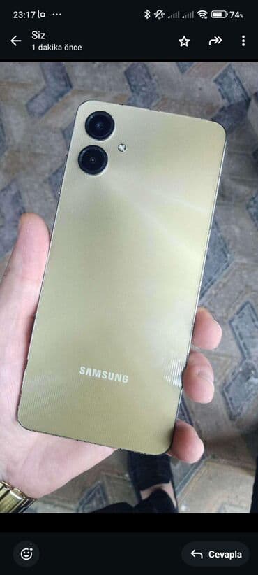 samsung a01 core ikinci el: Samsung Galaxy A06, 64 GB, rəng - Qızılı, Barmaq izi — 1