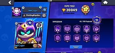 puding it: Brawl Stars hesabı – yüksək səviyyəli və zəngin məzmunlu - Kupa Yolu — 1