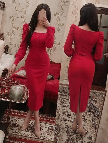 100 azna alinib 40 azna satilir xa,s,m gedir Qırmızı zərif midi don