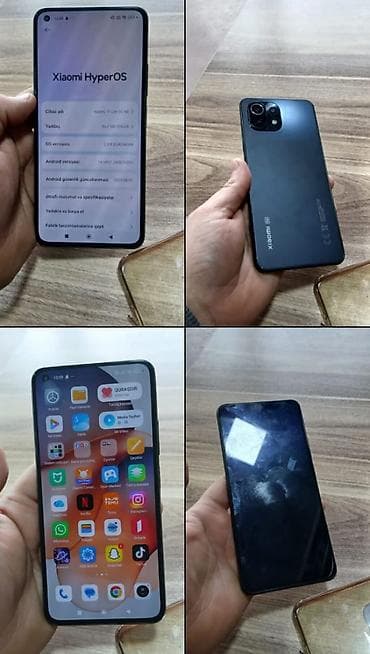 Telefonun adi Xiaomi Mi 11 lite 5G Rami 12 Ram Yaddas 126 GB