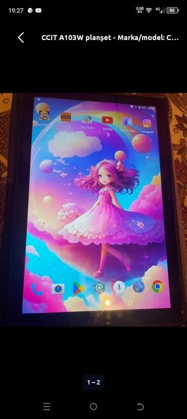 TV və video: CCIT A103W planşet - Ekran: geniş ölçülü toxunma ekranı, parlaq — 1