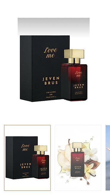pandora qutu: Orginal Jeven Brus “Kiss Me” – kişi üçün Eau de Parfum - Həcm: 50 ml — 8