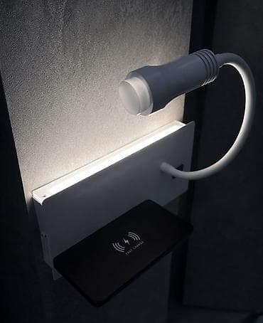 Divar tipli yataq yanı LED işıqlandırma paneli – elastik oxu lampası + — 6