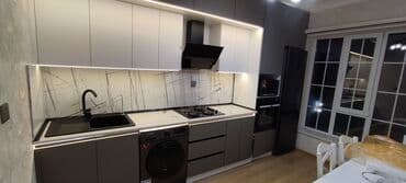 avanqard mebeller: Mətbəx dəsti müasir dizaynı ilə funksionallığı və estetik görünüşü — 6