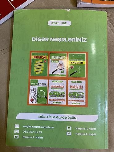 Velosiped ehtiyyat hissələri: İngilis dili 7-ci sinif, 2021 il — 2