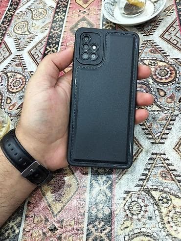 data modem sim card: Samsung Galaxy A51, rəng - Mavi, Barmaq izi — 2