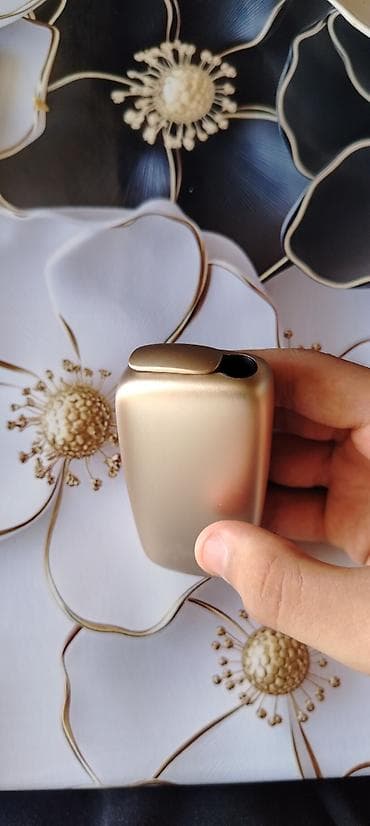 qiz cantalari: Ploom brendinə məxsus tütün qızdırma cihazı - Rəng: qızılı (parlaq ön — 3