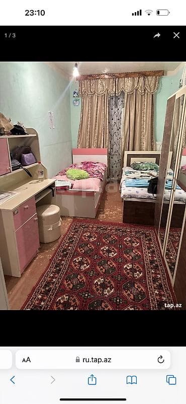 Biləsuvar, 2 otaqlı, Köhnə tikili, 40 kv. m