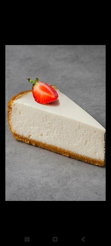 balaca tort: Ev istehsalı desertlər - Çizkeik: Kərə yağı ilə hazırlanmış — 5