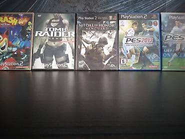 PlayStation 2 üçün orijinal qutu və koverlərdə müxtəlif janrlardan