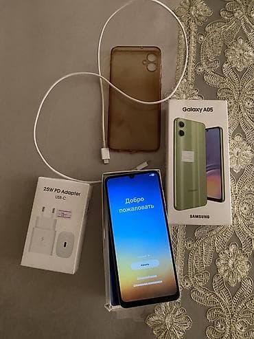 фотоаппарат canon powershot sx130 is: Samsung Galaxy A05, 64 ГБ, цвет - Зеленый, С документами — 5