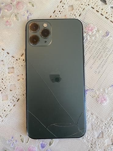 IPhone 11 Pro, 64 GB, Yaşıl, Face ID, Simsiz şarj