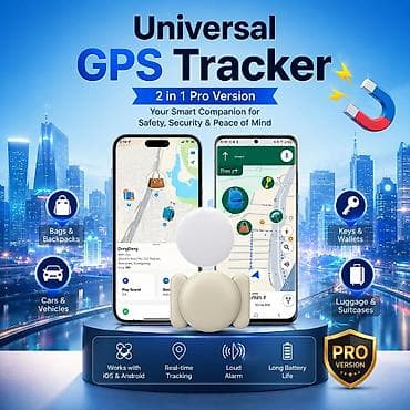 ipone 8 pulus: Universal GPS Tracker – 2‑in‑1 Pro Versiya Ağıllı, kompakt izləyici — 1