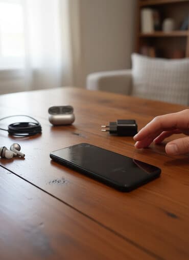 Samsung Galaxy A51, rəng - Göy, Barmaq izi