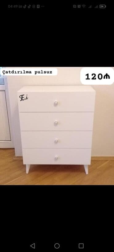 güzgü ilə çekmeceli sinə: Yeni, Güzgüsüz, Azərbaycan — 9