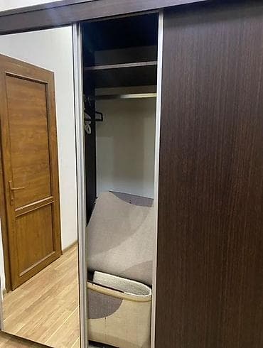 3 qapılı, Güzgülü, Qəhvəyi, Taxta, Kupe, Düz dolab — 2