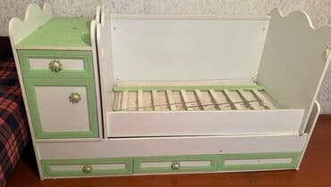 kassa seyf satilir: Oğlan və qız üçün, İşlənmiş, Beşik, Matras ilə, Yellənmə mexanizm ilə — 1