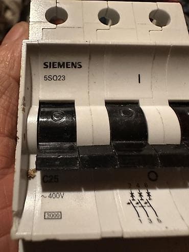 qaz acari: Siemens Elektrik avtomat, 3 faza, 400 Vt, Kredit yoxdur, Zəmanətli, Ünvandan götürmə, Ödənişli çatdırılma — 5
