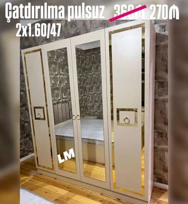 dekor guzguler: Açılan, 5 qapı Düz dolab, Şifonyer — 1