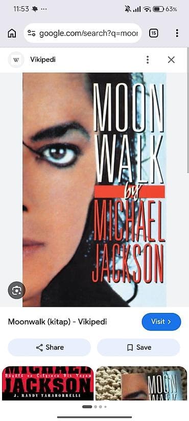 Moonwalk by Michael Jackson alıram Satmıram alıram kimdə varsa desin — 1