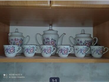 coca cola set serpi: Qəhvə dəsti, Şüşə, 6 nəfərlik — 1