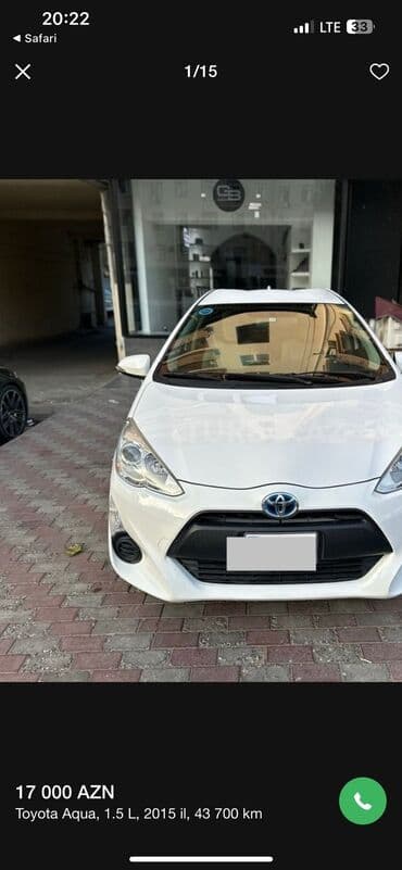 tofaş buferi: Toyota AQUA 2019 il — 1