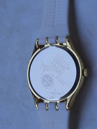 детские наручные часы swatch: İşlənmiş, Qol saatı, Swatch, rəng - Ağ — 2