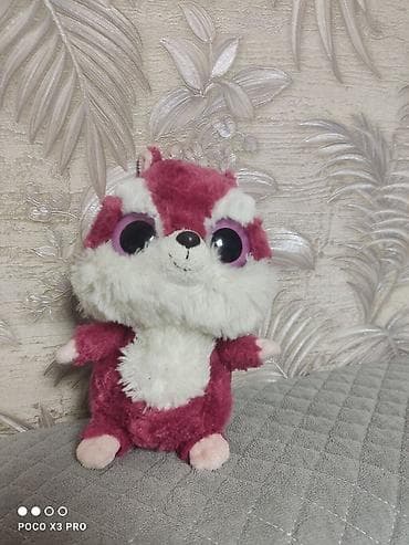 Мягкие игрушки: Yumşaq oyuncağ: balaca plüş heyvan - Rənglər: tünd çəhrayı-bənövşəyi — 1