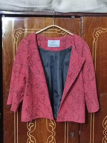 Alt paltarı: Viveline qadın jaketi - Rəng: tünd çəhrayı/çəhrayı-qırmızı - Ölçü: 42 — 3