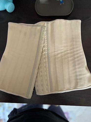 nişan paltarları: Qadın bel-korsetı (bej rəng) - Model: bel formalaşdıran, uzun ölçülü — 2