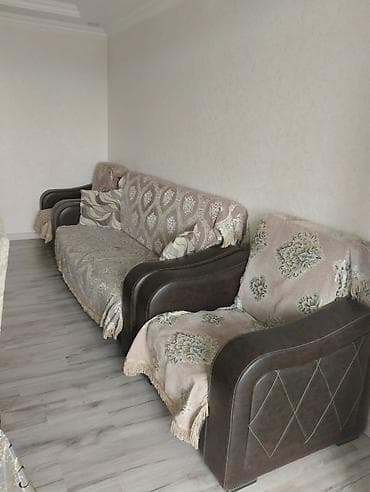 cay evi divanlari satilir: İşlənmiş, Divan, 2 kreslo, Divan, Bazalı, Açılan — 4