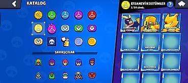 saatlar type 1: Brawl Stars hesabı – yüksək səviyyəli oyun profili - Kupa sayı: 36 — 8