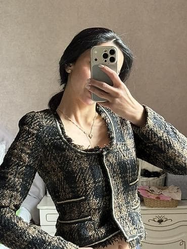 Glamorous markalı qısa tweed jaket - Ölçü: S (etiketdə göstərilib) -