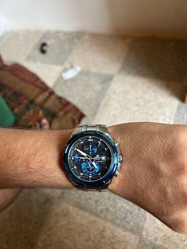 qarin ve bel piylerini eritmek: İşlənmiş, Qol saatı, Casio, rəng - Gümüşü — 2