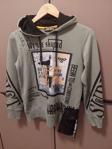 зеленые мужские спортивные костюмы: Мужская толстовка, Gucci, XS, цвет - Белый — 3