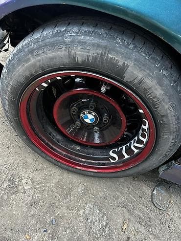 235 55 17: Arxa qabaq İkisidə Razvalka BMW üçün 16" polad disk və şin dəsti - — 2