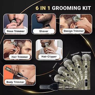 тример: VGR 106 - Universal Trimmer dəsti 5in1 6000RPM 1200mah TYPC . Qiyməti — 4
