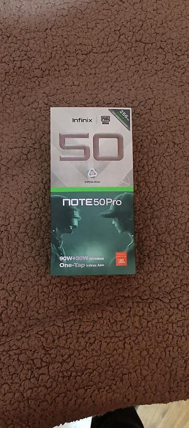 samsung note 500: Infinix Note 50 Pro, 256 GB, rəng - Qara, Simsiz şarj — 1